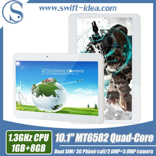 10.1" Mtk Quad Core 3G Tablet PC with Dual SIM Card (PMQ1035T)